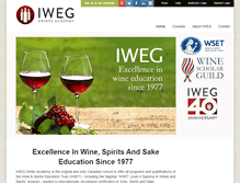Tablet Screenshot of iweg.org